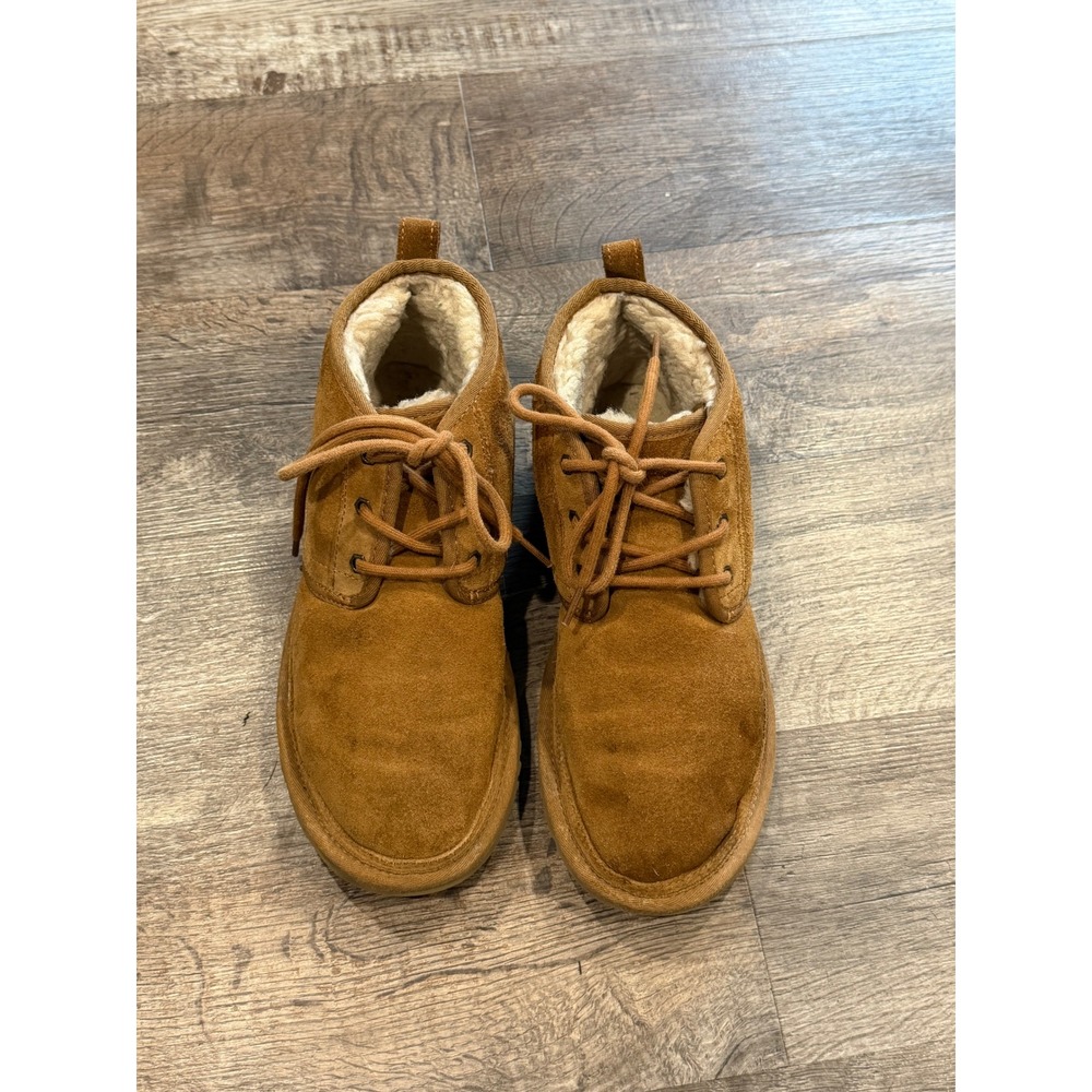 UGG Neumel Chestnut Suede Lace Up Chukka Boots 1017320